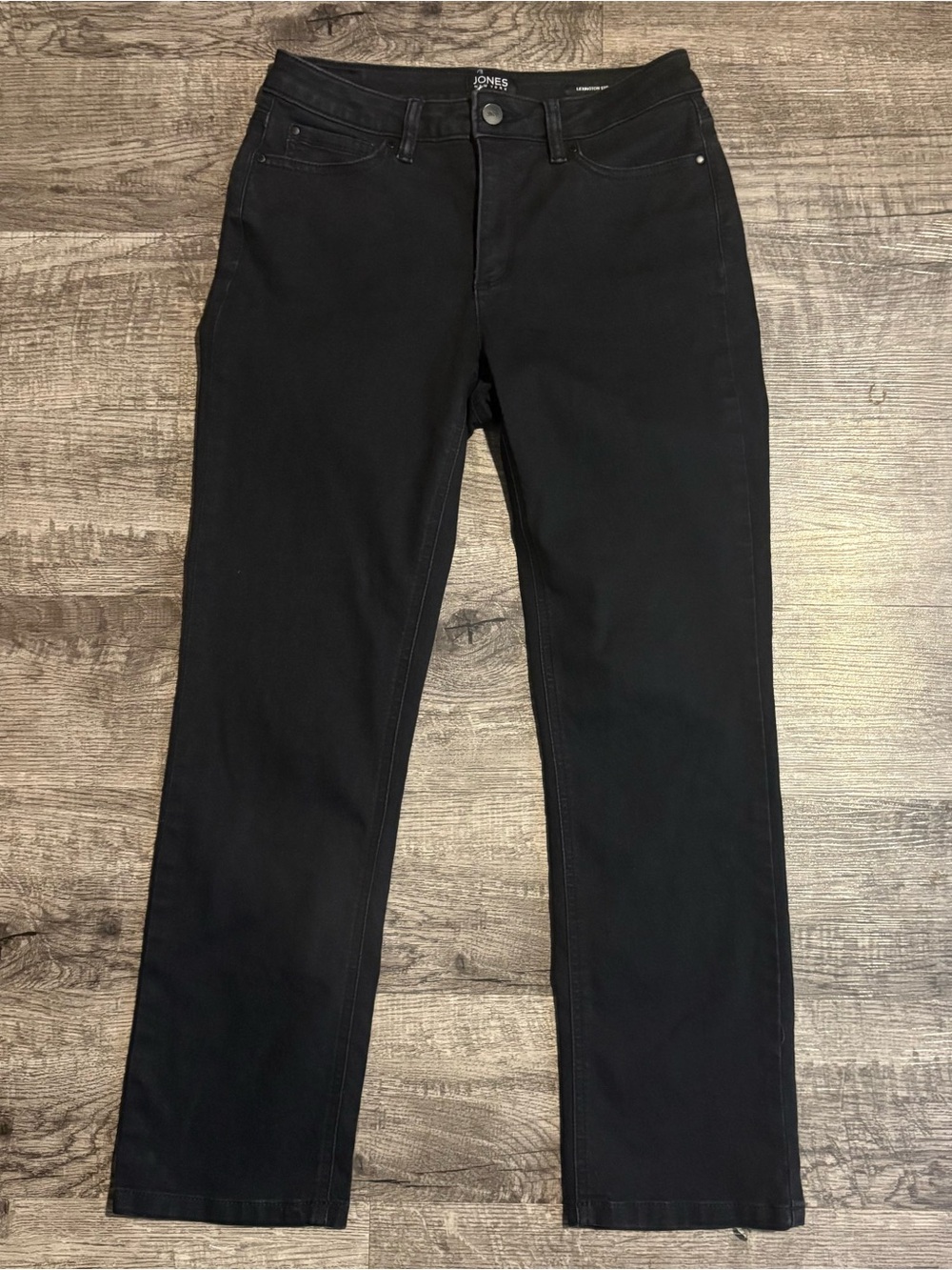 Jones New York Jeans Women’s 6P Black Lexington Straight